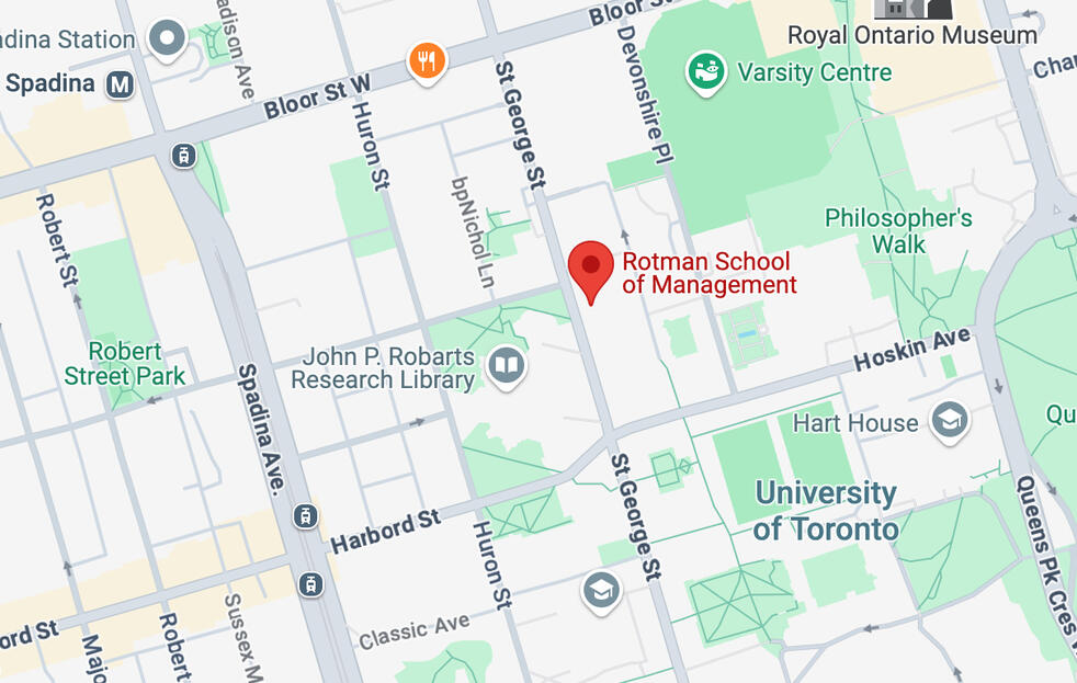 Rotman South Building, 105 St George St, Toronto, ON M5S 2E8
